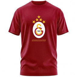 Galatasaray 5 Sterne T-Shirt Herren mit grossem Logo